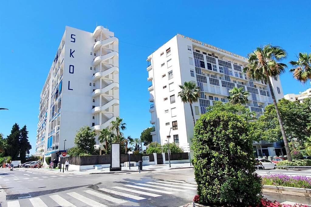 Skol 521. Fantastic Studio On The Beachfront For Holiday Rental. Marbella Exterior photo